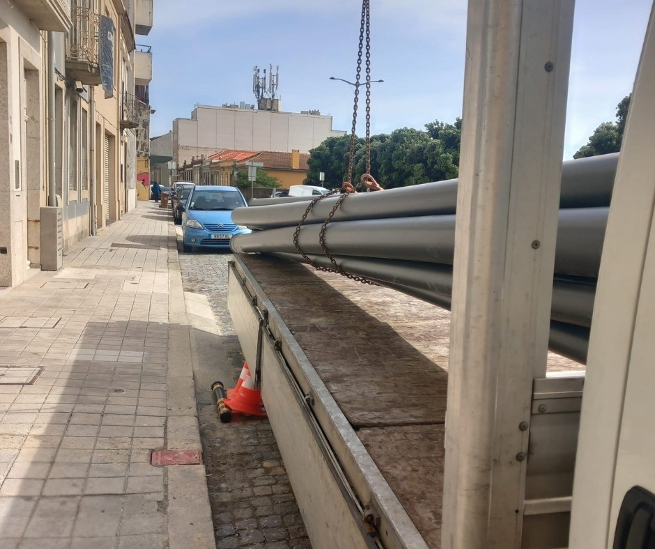 Rede de água PVC no Porto